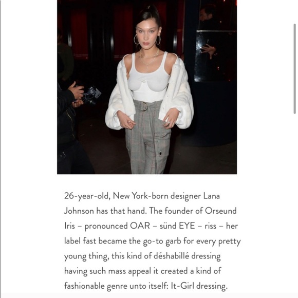 Orseund Iris Structured Corset Top White Medium - Picture 4 of 8